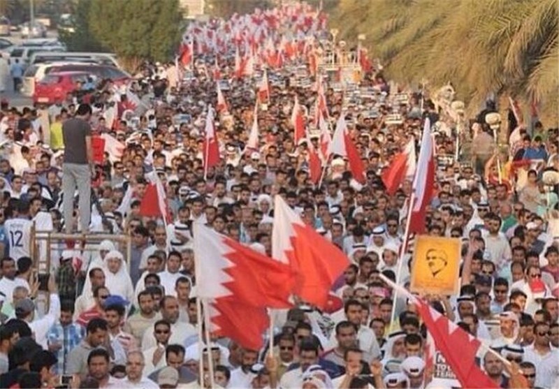 روز گذشته هزاران بحرینی در منامه راهپیمایی کردند
