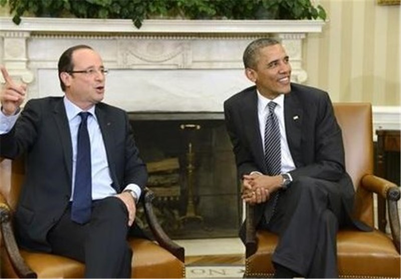 گفت‌وگوی تلفنی اولاند و اوباما درباره حملات پاریس و موضوع سوریه
