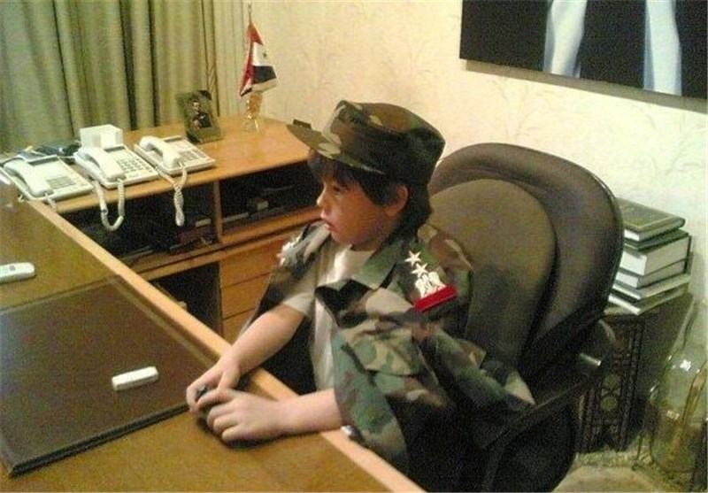 حافظ اسد فرزند 11 ساله بشار: سربازان آمریکایی مشتی بزدل هستند