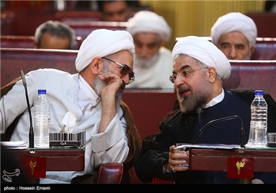 حجت الاسلام حسن روحانی رئیس جمهور در چهاردهمین اجلاس خبرگان رهبری
