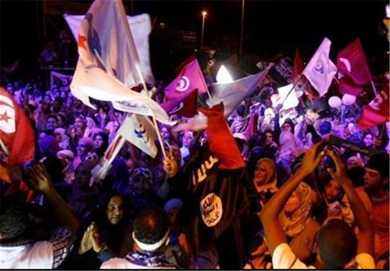 Anti-Government Protesters March in Tunisia