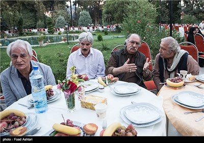 داریوش ارجمند و رسول نجفیان در جشن اولین سالروز تاسیس موسسه هنرمندان پیشکسوت