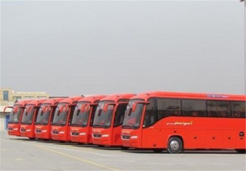 سرویس‌دهی 500 دستگاه اتوبوس به عزاداران حسینی در مشهد