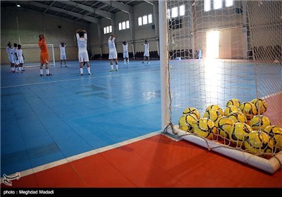 تمرین تیم ملی فوتسال پیش از اعزام به مسابقات برزیل