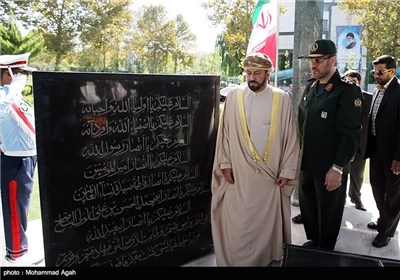 مراسم استقبال رسمی از وزیر دفاع عمان