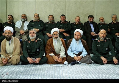 Senior IRGC Commanders, Veterans Meet with Supreme Leader
