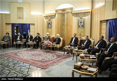 نشست خبری حجت الاسلام حسن روحانی رئیس جمهور قبل از سفر به نیویورک