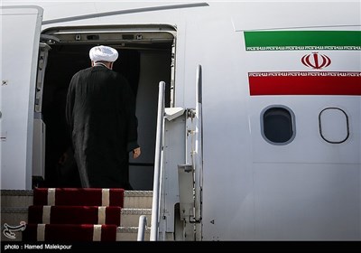 President Rouhani Leaves Tehran for New York