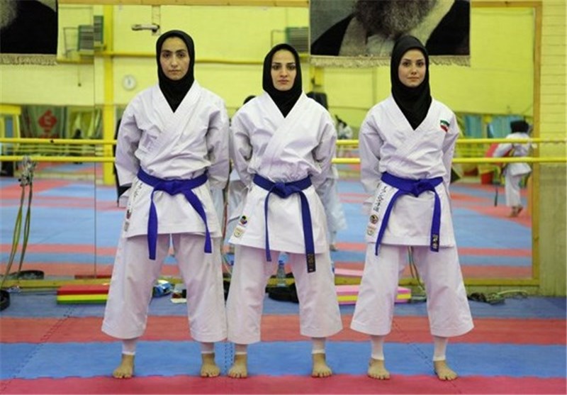 دومین مرحله مسابقات لیگ کاراته دختران در ارس