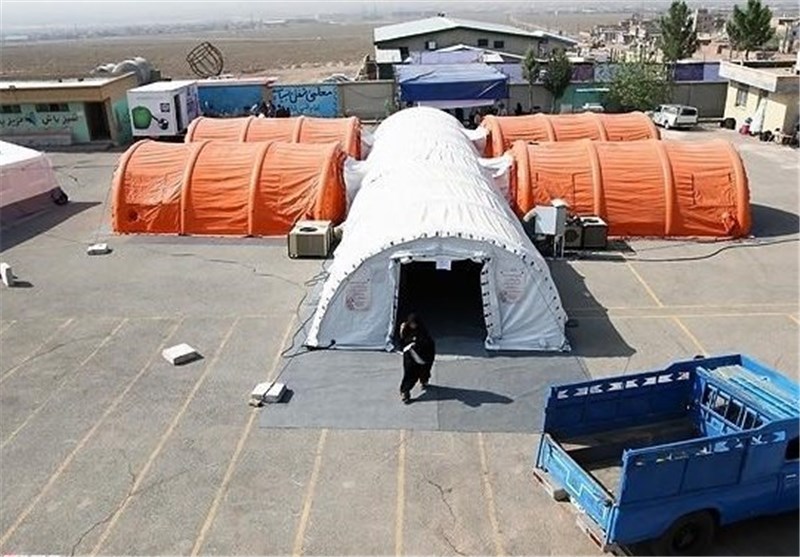 بیمارستان صحرایی تخصصی در شهرستان گناوه راه اندازی می‌شود