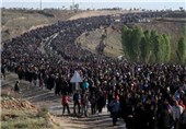 برگزاری همایش 500 نفری فتح کوه آبیدر توسط بسیجیان کردستان