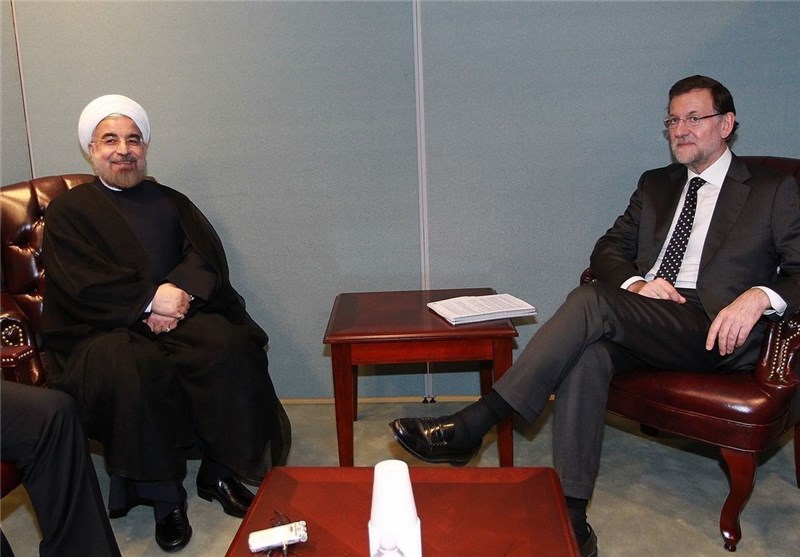 Rouhani Meets Spanish Prime Minister