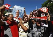 درگیری معترضان و نیروهای پلیس در جنوب غربی تونس