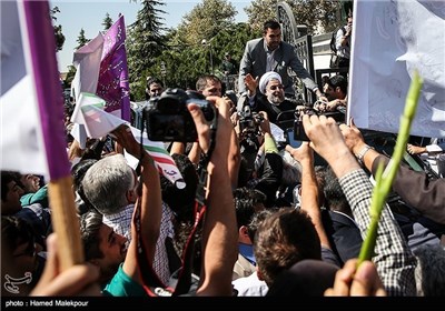 President Rouhani Returns Home