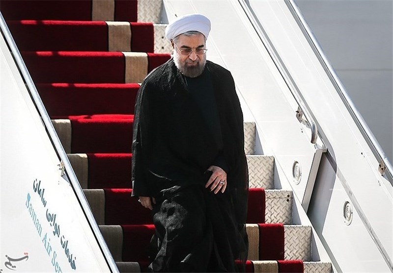 پس از پایان اجلاس سران اتحادیه اوراسیا؛ روحانی وارد تهران شد