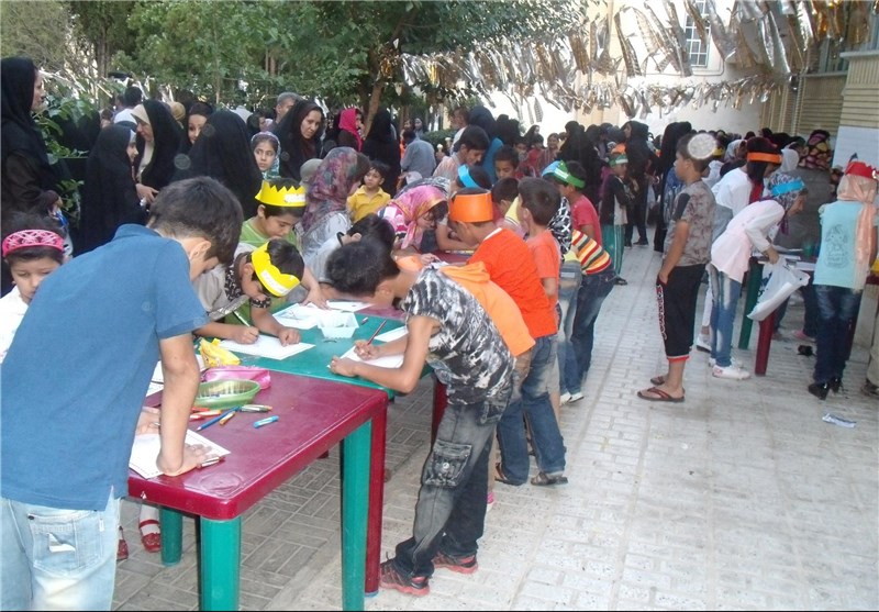 مسابقه نقاشی کودکان در شهرستان مرزی مهرستان برگزار شد