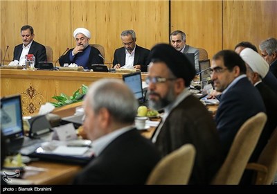 جلسه هیئت دولت به ریاست حجت الاسلام حسن روحانی رئیس جمهور