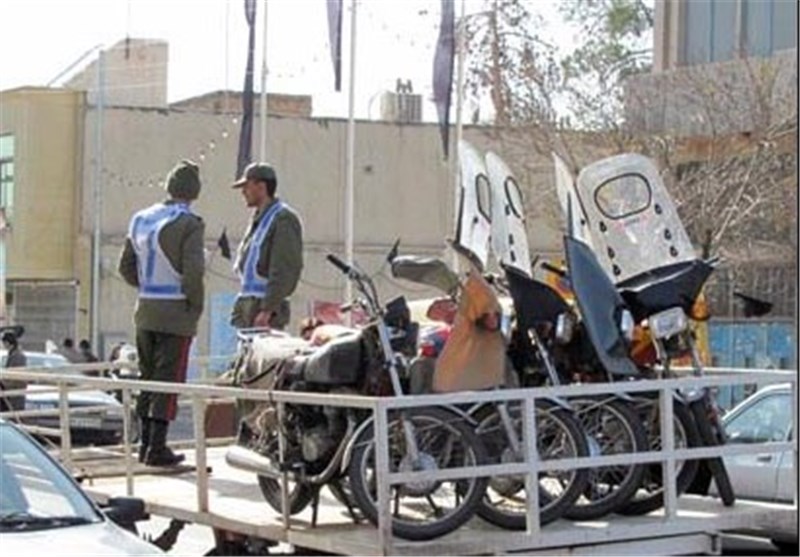تشدید برخورد با موتورسیکلت‌های متخلف در شیراز