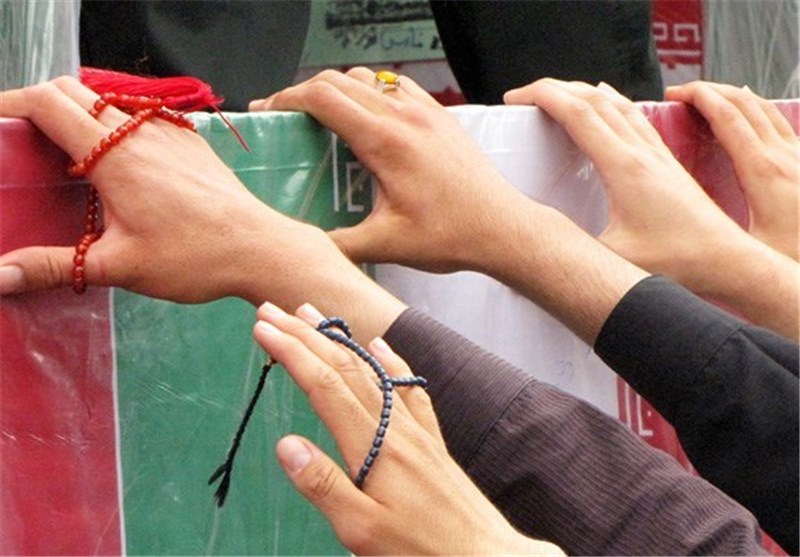 پیکر پاک 2 شهید گمنام دفاع مقدس در فلاورجان تشییع شد