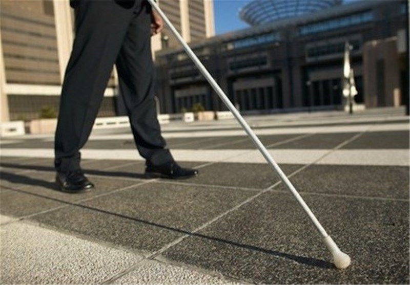 پیاده روهای نابینایان در گلستان ساماندهی می‌شود