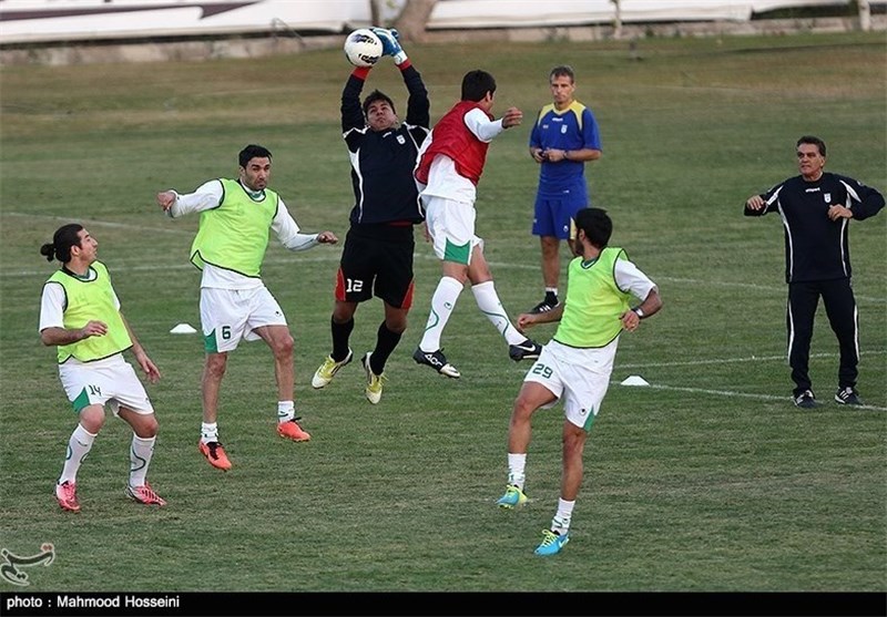 تمرینات تیم های ملی ایران و کره جنوبی در کیش آغاز شد
