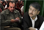 سرسنگی و رضاداد به تماشای «من که دا نیستم» نشستند
