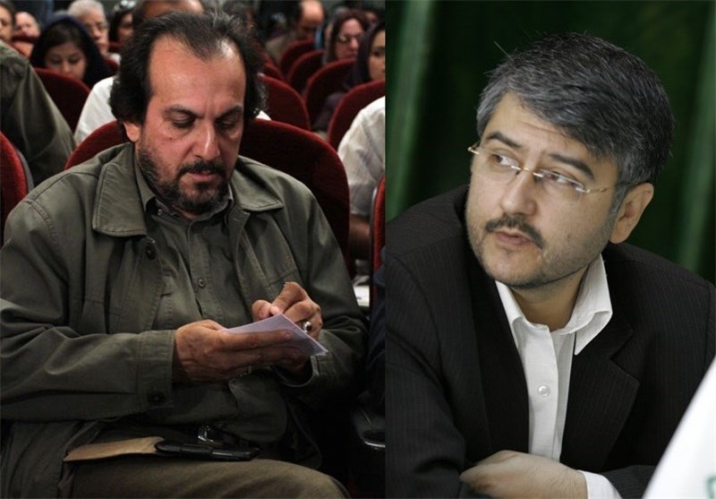 سرسنگی و رضاداد به تماشای «من که دا نیستم» نشستند