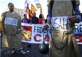 تظاهرات هزاران ایتالیایی در اعتراض به سیاست های اقتصادی دولت
