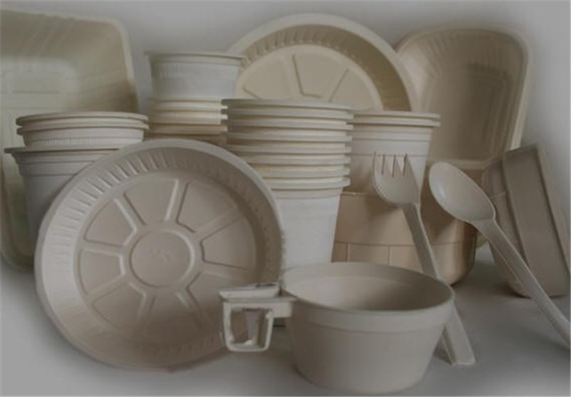 کاربرد 50 درصد مواد پلیمری در ظروف یک بار مصرف گیاهی