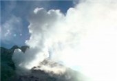 فوران آتشفشان ژوپانوفسکی در روسیه+فیلم