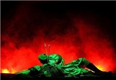 اجرای تعزیه‌‌خوانان برجسته کشور در تکیه «اعظم» برغان کرج