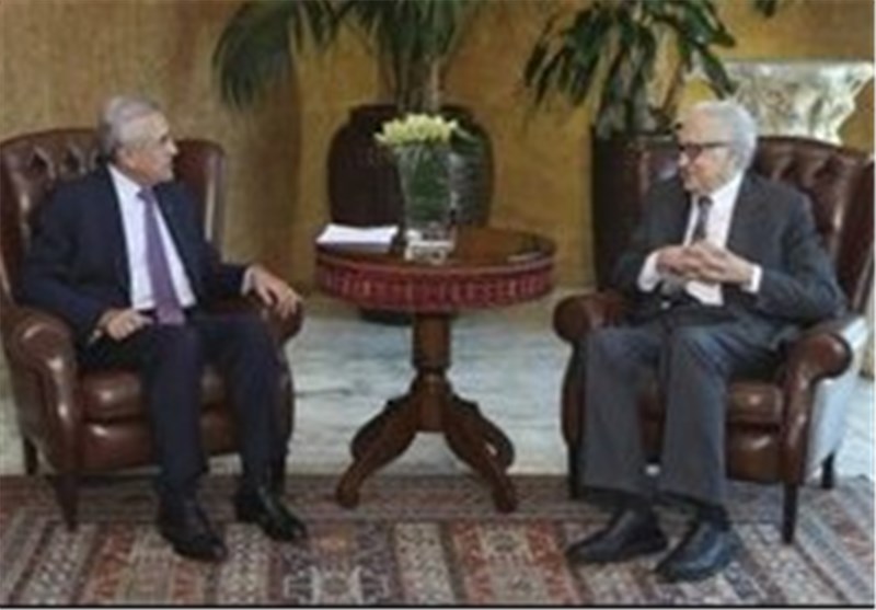 ابراهیمی: مقامات لبنان از حضور در کنفرانس ژنو 2 استقبال می‌کنند