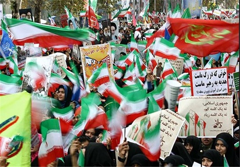 راهپیمایی باشکوه 13 آبان در کاشمر برگزار شد