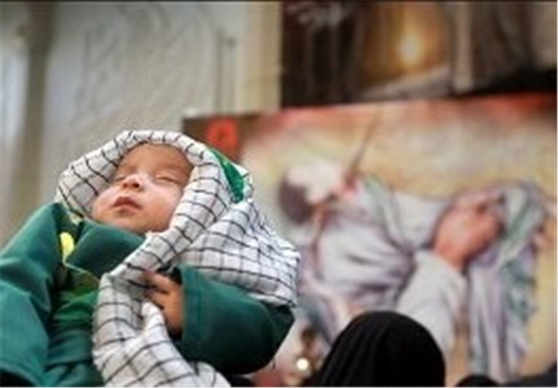 همایش 6 هزار نفری شیرخوارگان حسینی در مبارکه برگزار شد