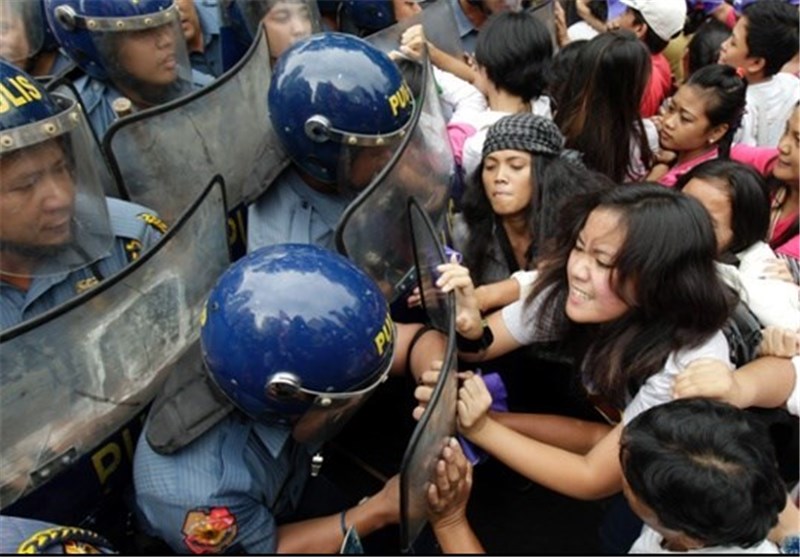 تظاهرات کشاورزان فیلیپینی به خشونت کشیده شد