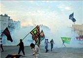 یورش نیروهای امنیتی آل خلیفه به مراسم عزاداری حسینی در بحرین
