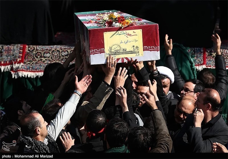 پیکر شهید سراب قوچانی در مشهد تشییع شد