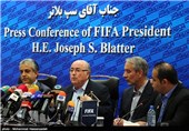 نشست خبری سپ بلاتر رئیس فیفا
