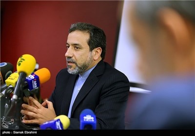 Iran’s Top Negotiator Abbas Araqchi in Press Conference in Geneva