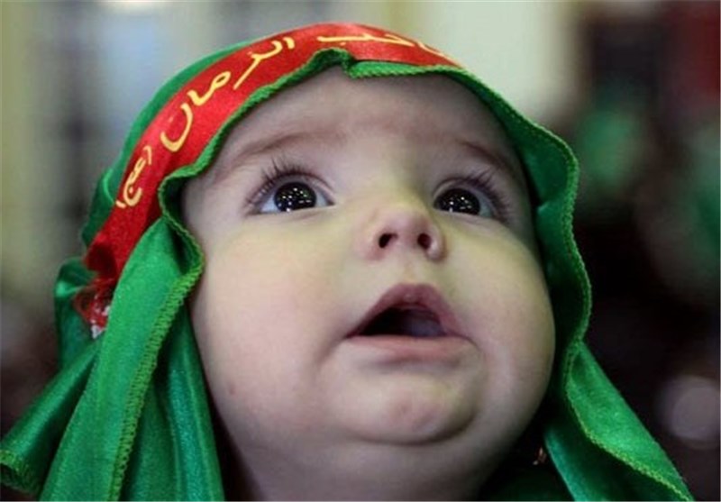 داغ طفل رباب باز هم تازه شد/ایوانی ها شیرخوارگان خود را نذر علی اصغر (ع) کردند