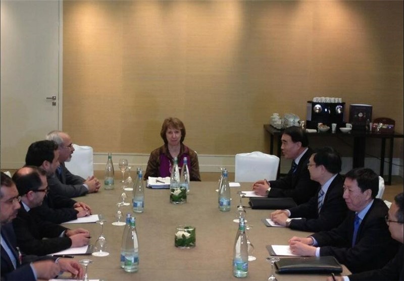 دیدار بین ظریف، اشتون و معاون وزیر خارجه چین برگزار شد
