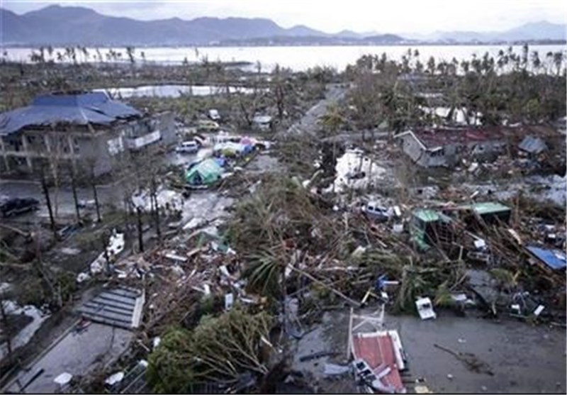 افزایش تلفات طوفان فیلیپین به بیش از 10 هزار کشته