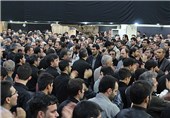 تجمع بزرگ عزاداران حسینی در حرم شاهچراغ (ع)، روز تاسوعا