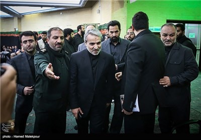 محمدباقر نوبخت سخنگوی دولت در مراسم دومین سالگرد شهادت سرلشکر شهید حسن طهرانی مقدم 
