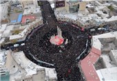 تجمع بزرگ عزاداران حسینی در زنجان برگزار شد