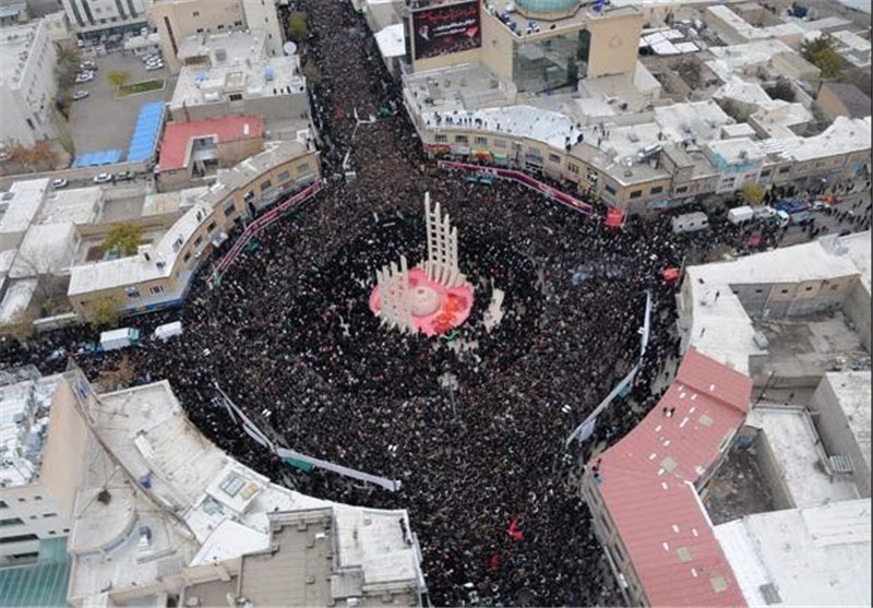 تجمع بزرگ عزاداران حسینی در زنجان برگزار شد