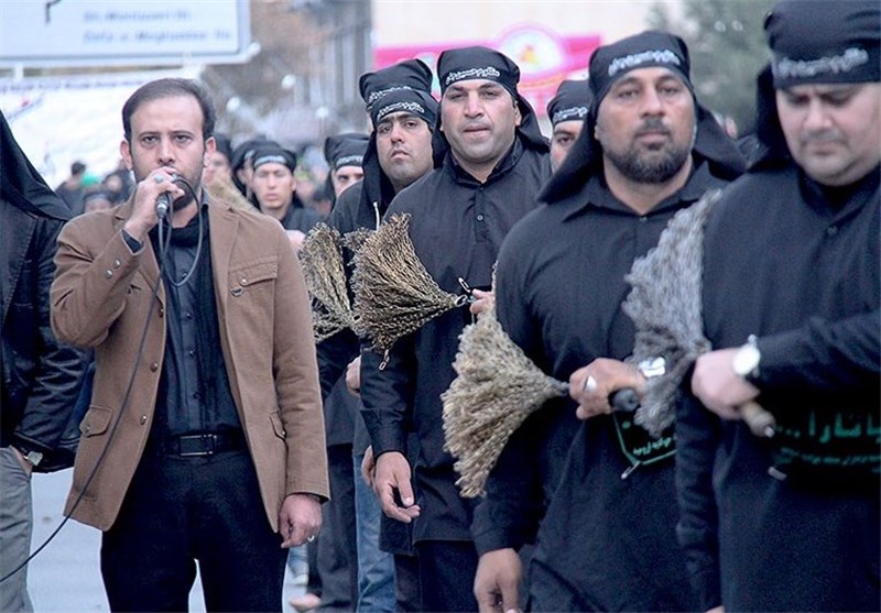 آئین عزاداری حسینی در روز تاسوعا در ارومیه+تصاویر