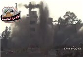افزایش تلفات حمله تروریستی به ساختمان ترابری ارتش سوریه به 48 نفر+فیلم