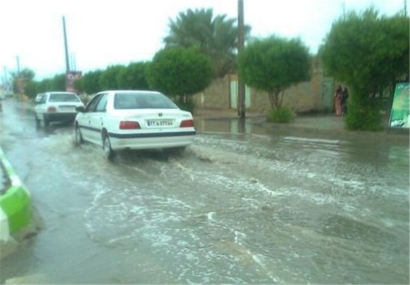شدت بارندگی در مناطق جنوبی بوشهر