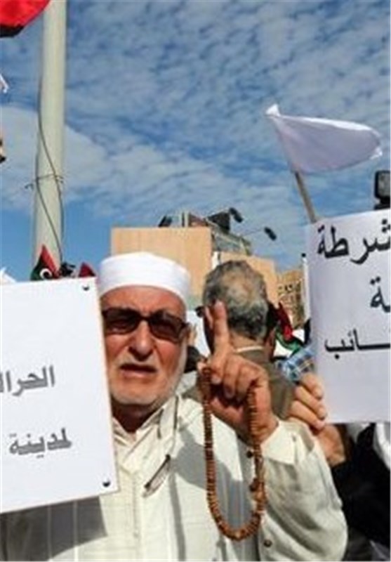 تظاهرات گسترده در درنه لیبی در اعتراض به ناامنی‌ها